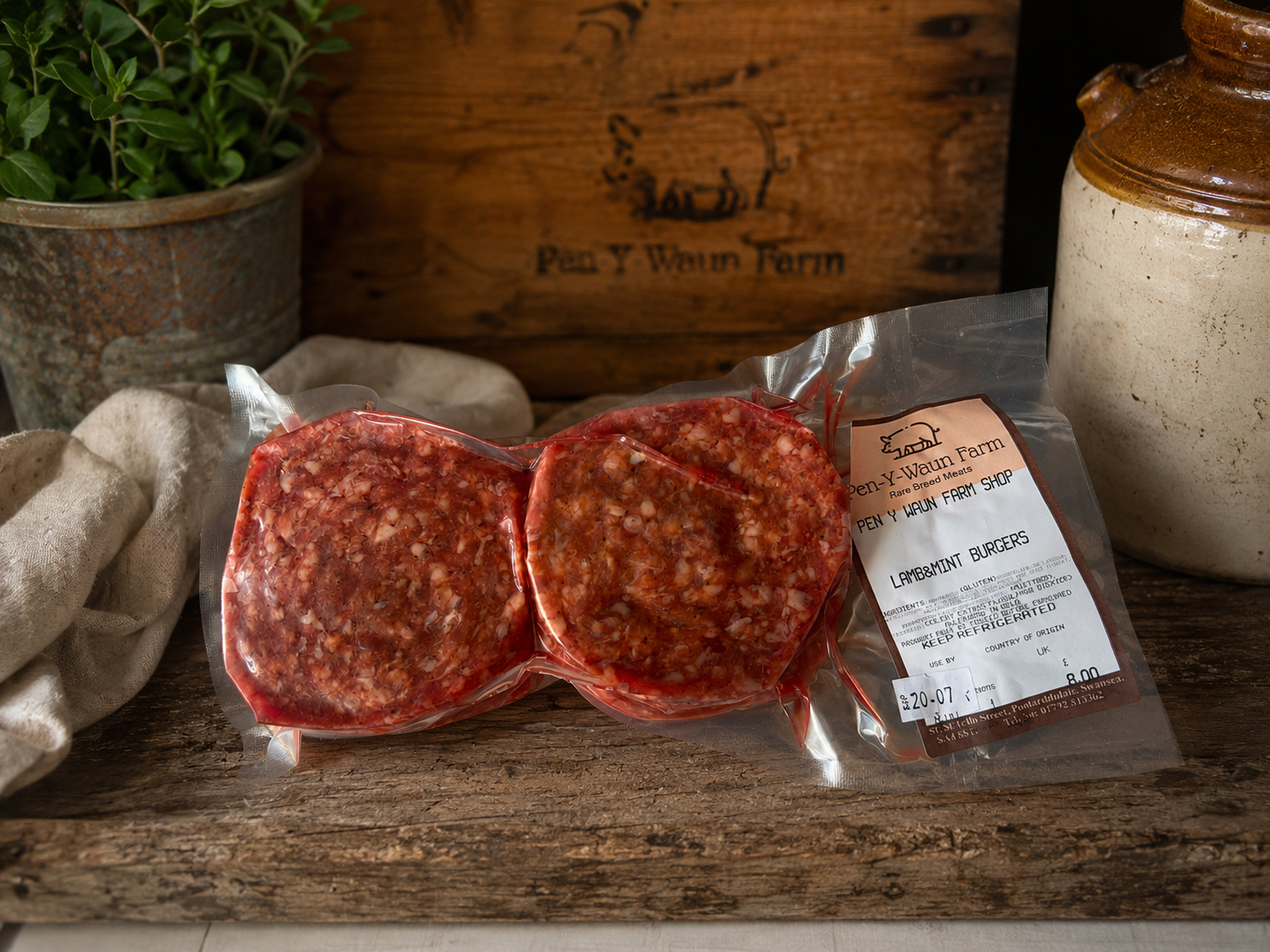 Lamb & Mint Burgers