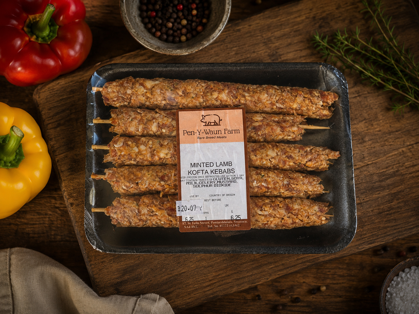 Minted Lamb Kofta Kebabs